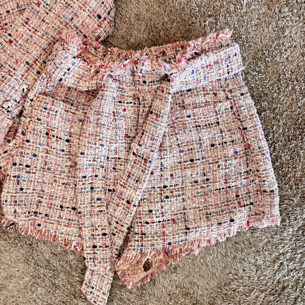 IRO Vany Tweed Shorts SZ 34